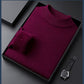 High quality solid color thick cashmere men's sweater