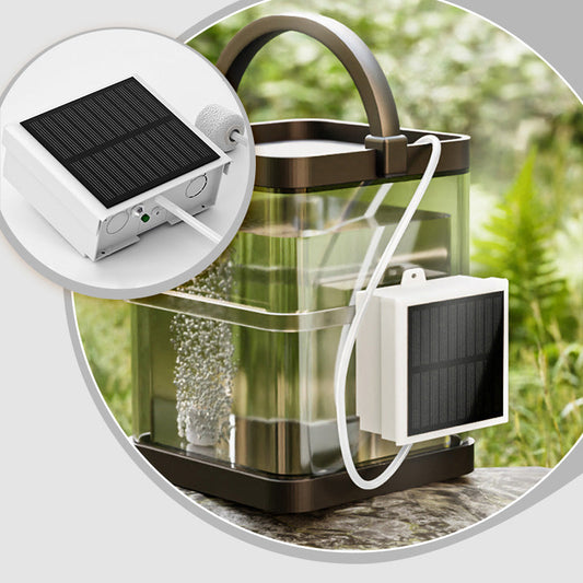 Portable Solar Air Pump for Outdoor Fishing